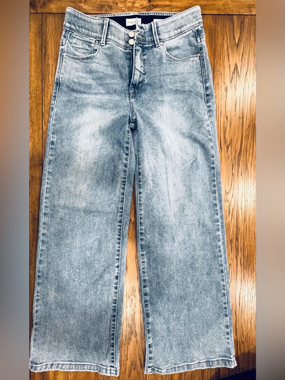 High-Rise Wide-Leg Women’s Jeans - Light Blue